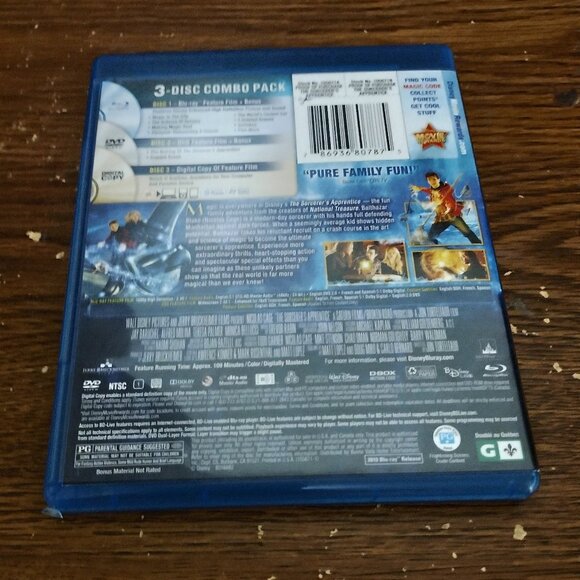 The Sorcerer's Apprentice (Blu-ray/DVD, 2011, 3-Disc Set, Canadian) - Picture 4 of 4